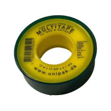 GÄNGTAPE 0,1x12 MM x 12 M FÖR GAS MULTITAPE