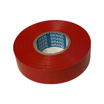 TAPE PLAST RÖD 19 MM X 10 M